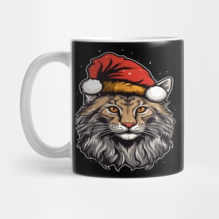 Bobcat Christmas Mug